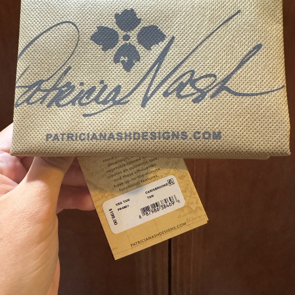 Patricia Nash Brown Leather Crossbody New! - Picture 3 of 5